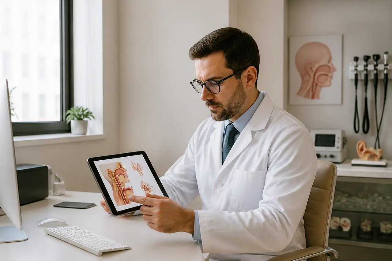 Ilustração editorial sobre site médico não aparece no Google causas — canibalização entre urls do próprio site